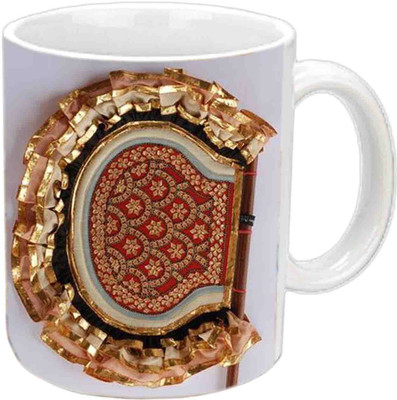 

Raj Laxmi Rajasthani fan White Ceramic Mug(350 ml)