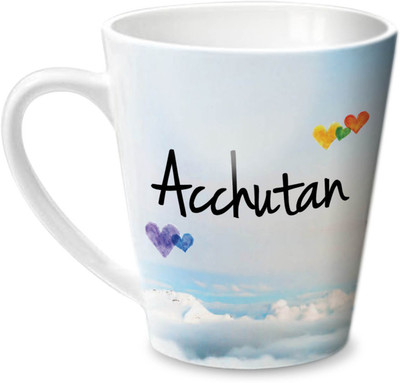 

Hot Muggs Simply Love You Acchutan Conical Ceramic Mug(350 ml)