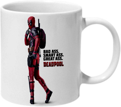 

Mooch Wale Deadpool Movie Ceramic Mug(325 ml), Multicolor