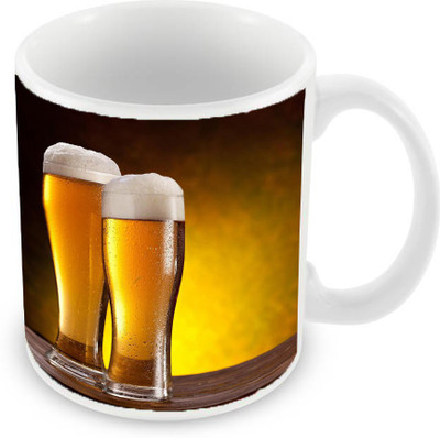 Sleep Nature's SN-MG-251 Ceramic Mug(350 ml), Yellow