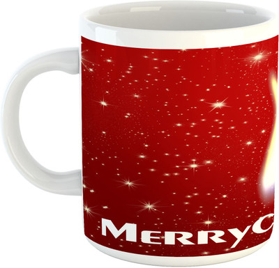 

Deeher Gifts Merry Christmas Design28 Ceramic Mug(330 ml), Multicolor