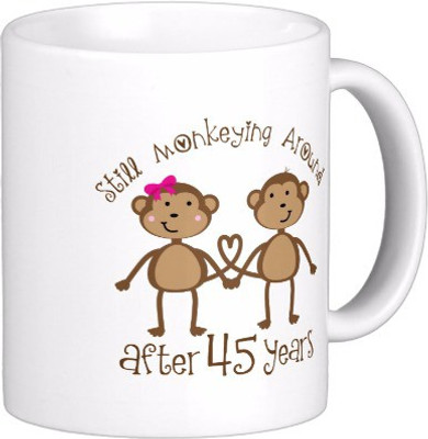 

Exoctic Silver Quoteds ooooo90 Ceramic Mug(300 ml), Multicolor