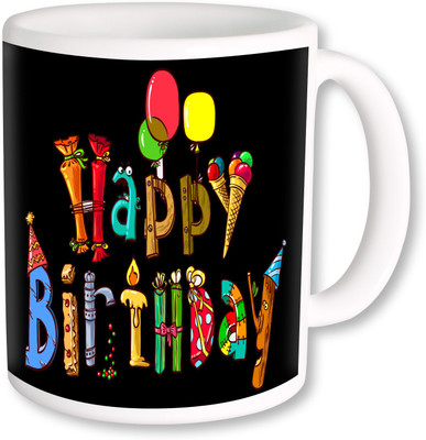 

PhotogiftsIndia happy birthday_09 Ceramic Mug(325 ml), Multicolor