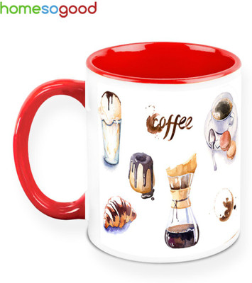 33% OFF on Homesogood Chocolate Coffee And Me Ceramic Mug(325 ml) 33% OFF on Homesogood Chocolate Coffee And Me Ceramic Mug(325 ml)