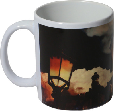 century coffe time Ceramic Mug(350 ml), Multicolor