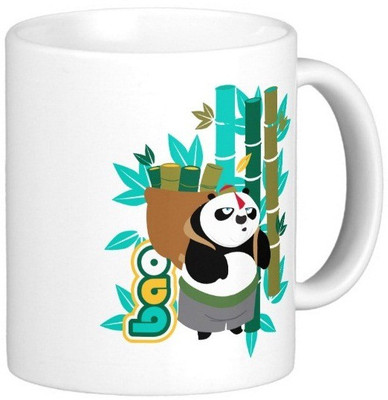 

Exoctic Silver Kung Fu Panda 23 Ceramic Mug(300 ml), Multicolor