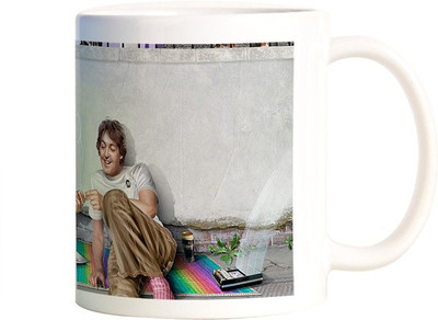 

Rangeele Inkers The Beatles Happy Paintings Ceramic Mug(300 ml), Multicolor