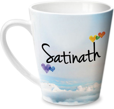 

Hot Muggs Simply Love You Satinath Conical Ceramic Mug(350 ml)