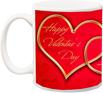 

ME&YOU Gift for Husband/Wife,Boyfriend/Girlfriend Ceramic Mug(325 ml), Multicolor