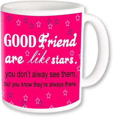 

PhotogiftsIndia Happy Friendship Day 130 Ceramic Mug(350 ml), Multicolor