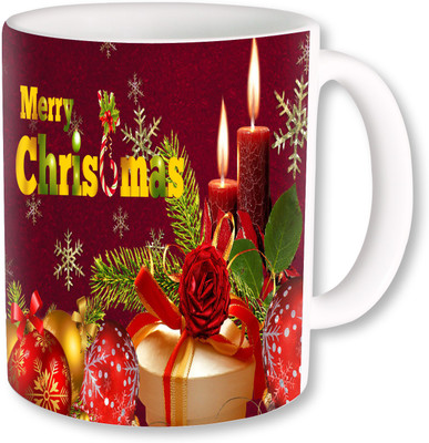 

PhotogiftsIndia Merry Christmas 041 Ceramic Mug(325 ml), Multicolor