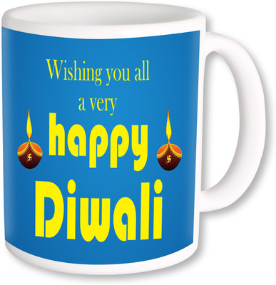 

PhotogiftsIndia Subh Deepawali 005 Ceramic Mug(325 ml), Multicolor