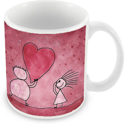 

Sleep Nature's SN-MG-2048 Ceramic Mug(350 ml), Pink
