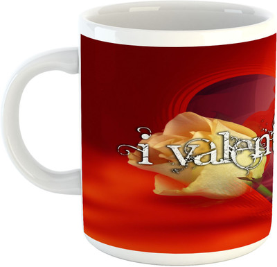 

Deeher Gifts Happy Valantine's Day design 23 Ceramic Mug(330 ml), Multicolor