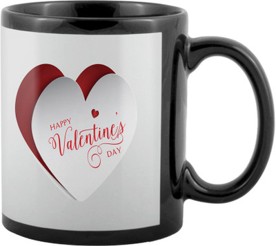 

SKY TRENDS Valentine Gifts For Special Girlfriend,Boyfriend,Wife,Husband,design 135 Ceramic Mug(325 ml), Black