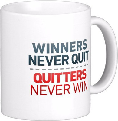 

Exoctic Silver Best Quoted Coffee 00004 Ceramic Mug(300 ml), Multicolor