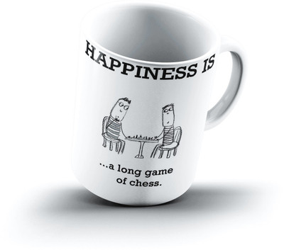 

Ucard Happiness Is1144 Bone China, Ceramic, Porcelain Mug(325 ml)
