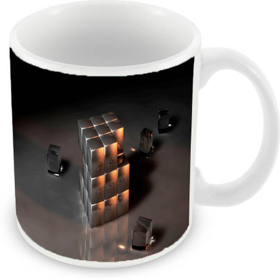 

Sleep Nature's SN-MG-535 Ceramic Mug(350 ml), Grey