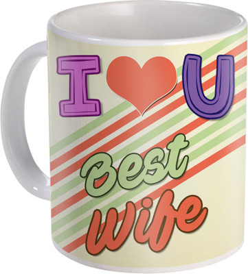 

SKY TRENDS Love Gifts For Your Special Valentine For Girlfriend Boyfriend Wounderful Wife Husband Friend Anniversary Birthday Design099 Ceramic Mug(325 ml), White