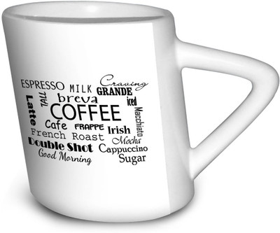 

Crackndeal SCM149 Ceramic Mug(350 ml), White