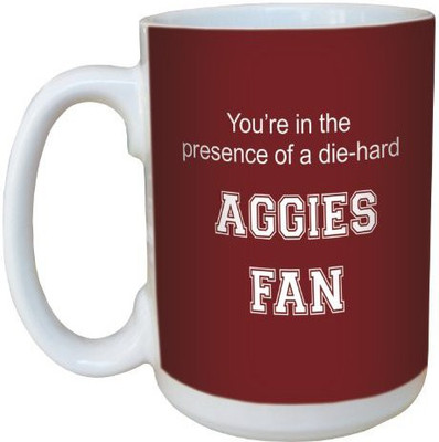 

Tree-Free Greetings Greetings lm44909 Aggies College Basketball Ceramic with Full-Sized Handle, 15-Ounce Ceramic Mug(60 ml), Multicolor