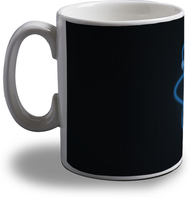 

Artifa Blue Atom Porcelain, Ceramic Mug(350 ml), Multicolor