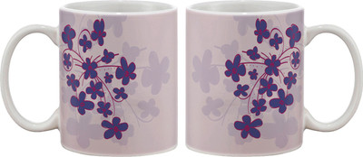 

Artifa Floral Decoration Porcelain, Ceramic Mug(350 ml), Multicolor