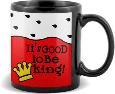 

SKY TRENDS It Was Always You With Black Heart Best Gifts For Birthday And Anniversary Black Coffee Ceramic Mug(320 ml)