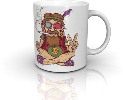 

Seven Rays Peace Baba Ceramic Mug(350 ml)