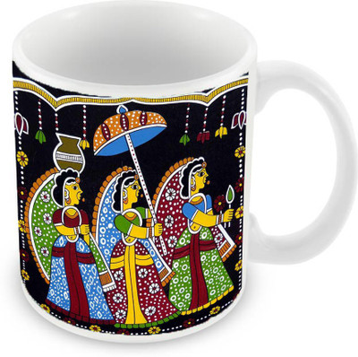 

Sleep Nature's SN-MG-311 Ceramic Mug(350 ml), Multicolor