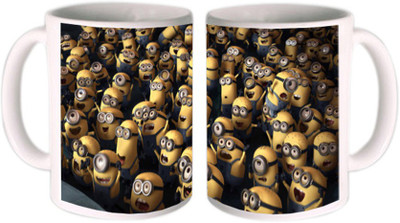 

Shopmillions Minions Ceramic Mug(300 ml)