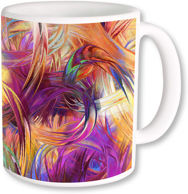 

Heyworlds gifts for gradient design 02 Ceramic Mug(325 ml), Multicolor