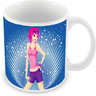 

Sleep Nature's SN-MG-874 Ceramic Mug(350 ml), Multicolor