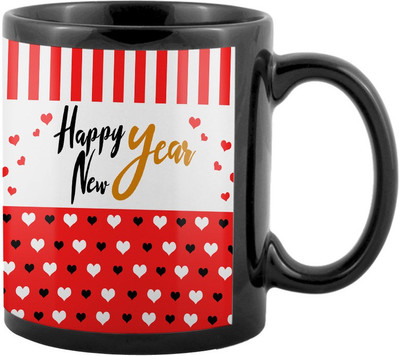 

SKY TRENDS New Year & Christmas Gift For Boyfriend Girlfriend Husband Wife Design COD004 Ceramic Mug(325 ml), Multicolor