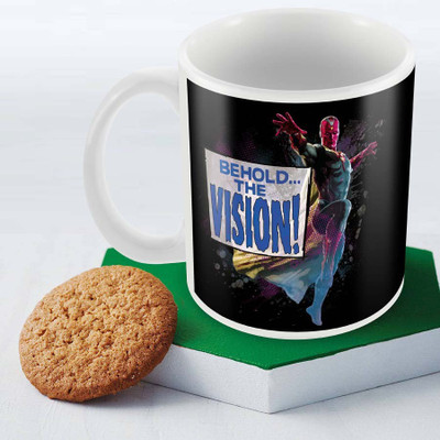 

Posterboy Behold The Vision - Avengers Officially Licensed (Pack Of 1) Ceramic Mug(350 ml), Multicolor