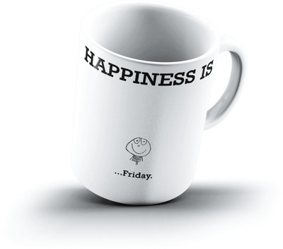 

Ucard Happiness Is1931 Bone China, Ceramic, Porcelain Mug(325 ml)
