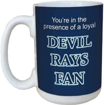 

Tree-Free Greetings Greetings lm44103 Devil Rays Baseball Fan Ceramic with Full-Sized Handle, 15-Ounce Ceramic Mug(60 ml), Multicolor