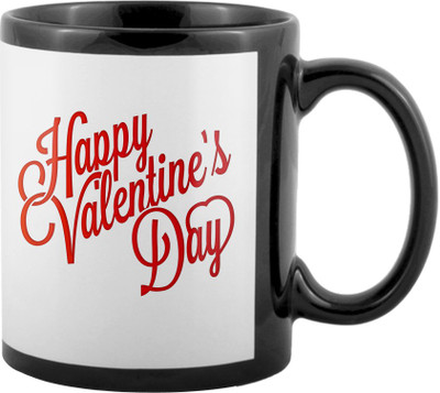 

SKY TRENDS Valentine Gifts For Special Girlfriend,Boyfriend,Wife,Husband,design 56 Ceramic Mug(325 ml), Black