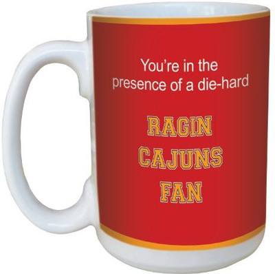 

Tree-Free Greetings Greetings lm44764 Ragin' Cajuns College Basketball Ceramic with Full-Sized Handle, 15-Ounce Ceramic Mug(60 ml), Multicolor