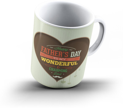 

Ucard Fathers Day458 Bone China, Ceramic, Porcelain Mug(325 ml)