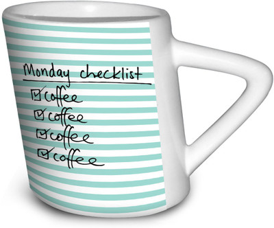 

Crackndeal SCM301 Ceramic Mug(350 ml), Multicolor