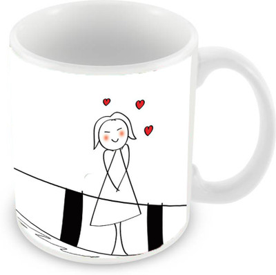 

Sleep Nature's SN-MG-2649 Ceramic Mug(350 ml), White