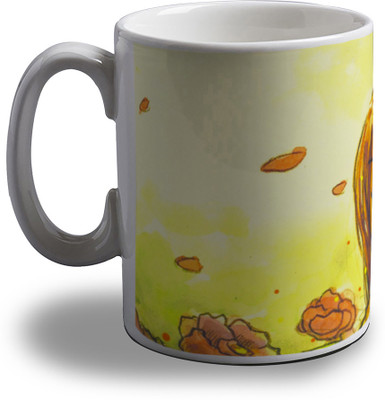 

Artifa Artistic Girl AMG0316 Porcelain, Ceramic Mug(350 ml), Multicolor