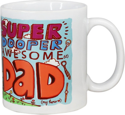 

Chumbak MG26 Ceramic Mug(300 ml), Multicolor