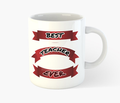 

Deeher Gifts Happy Teachers Day - design 3 Ceramic Mug(350 ml), Multicolor