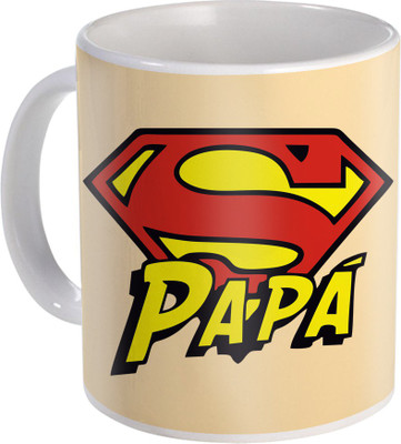 

Sky Trends Gift Gift For Daddy Father's Day White Coffee 350 ML Ceramic Mug(350 ml), Multicolor