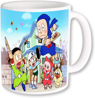 

Heyworlds ninja hattori Ceramic Mug(325 ml), Multicolor