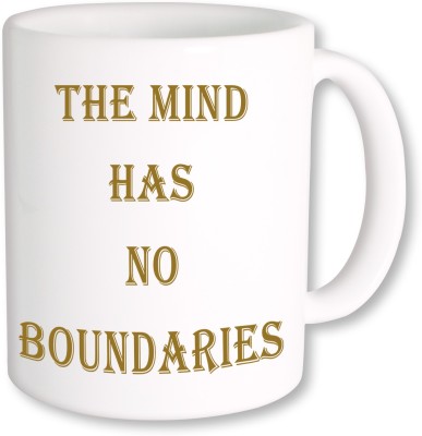 

PhotogiftsIndia Mind has no boundaries Ceramic Mug(325 ml), Multicolor