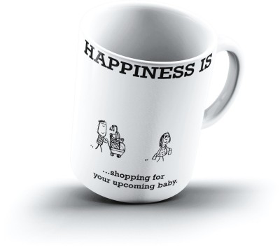 

Ucard Happiness Is1886 Bone China, Ceramic, Porcelain Mug(325 ml)