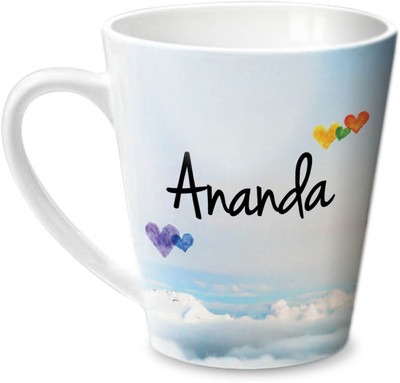 

Hot Muggs Simply Love You Ananda Conical Ceramic Mug(350 ml)